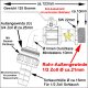 IBC Kappe mit Kugelauslaufventil Zink 1/2" Schlauchtülle Ø ca.15mm