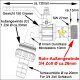 IBC T-Auslaufhahn für Rohrverbindung mit Außendurchmesser 40mm Tülle Ø 20mm für 3/4" Schlauch