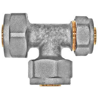 Schraub-Fitting für Mehrschichtverbundrohr > T-Stück (i-i-i) 26 x3,0 / 16 x2,0 / 20 x2,0 mm