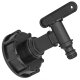 IBC Tank S60x6 Adapter mit Auslaufhahn mit Stecker...