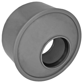HT-Fittings für Abflußrohrsystem > Reduktion superkurz DN50 auf DN100/110