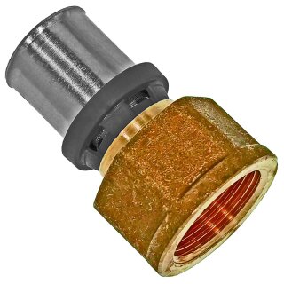 26mm Press-Fittings für Mehrschichtverbundrohr Übergang auf Innengewinde 26x3,0mm - 1/2 Zoll