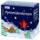 Pyramidenkerzen  Farbe:rot, Höhe:74mm, Ø 14mm...