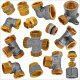 Klemmverschraubung für Mehrschichtverbundrohr mit Eurokonus 3/4 Zoll Rohr Ø 16 x 2,0mm + Eurokonus