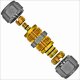 Eurokonus-Fitting Kupplung reduzierend (EK-EK reduzierend) Rohr Ø 16x2,0mm auf 14x2,0mm