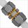 Eurokonus Kupplung Mehrschichtverbundrohr Verbinder lösbar Rohr Ø 20 x 2,0mm - 20 x 2,0mm