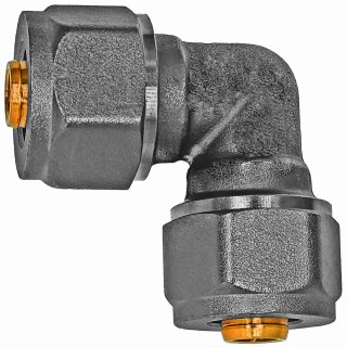 Eurokonus Winkel Mehrschichtverbundrohr Verbinder lösbar Rohr Ø 14 x 2,0mm - 14 x 2,0mm