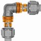Eurokonus-Fitting Winkel 90 Grad reduzierend (EK-EK reduzierend) Rohr Ø 17x2,0mm auf 16x2,0mm