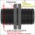 Doppelnippel, 1 1/2“ AG, Gewindefitting Kunststoff, Trinkwasser geeignet, Außengewinde-Außendurchmesser 48mm, DN40 Rohr