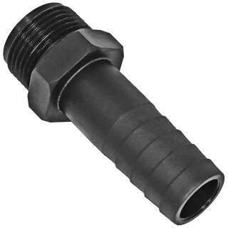 Gewinde-Fittings aus Kunststoff > 1 1/4 Zoll Gewinde-Fittings aus Kunststoff Schlauchtülle mit AG 1 1/4 Zoll AG x Tülle Ø 33mm