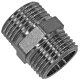 Gewinde-Fitting aus Messing verchromt > Doppelnippel...