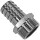 Gewinde-Fitting aus Messing verchromt > Schlauchtülle mit Außengewinde (AG-Tülle) 3/8 Zoll 14 mm