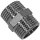 3/8 Zoll Gewinde-Fittings aus Messing verchromt Doppelnippel AG-AG 3/8 Zoll