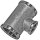 3/4 Zoll Gewinde-Fittings aus Messing verchromt T-Stück reduzierend IG-IG.r-IG 1" x Mittelabgang 3/4"