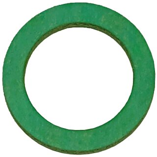 Verschraubungs-Dichtung Faserdichtung Grün/gelb DVGW ELL W270