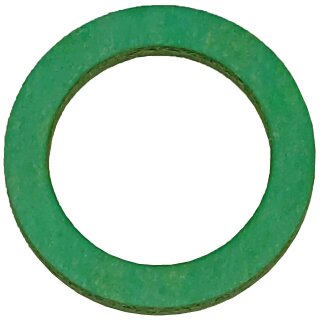 Verschraubungs-Dichtung Faserdichtung Grün/gelb 27x19x2mm