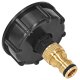 IBC Tank S60x6 Anschluß Adapter mit Messing Stecker...