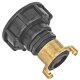 IBC Tank S60x6 Anschluß Adapter mit Schnellkupplung...