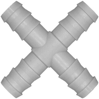 Schlauchverbinder aus Kunststoff > X-Schlauchverbinder 12mm
