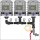 IBC Tank Verbinder mit Schlauchtüllen Set9 für 3 IBC Tanks + Hahn4 Pos.1