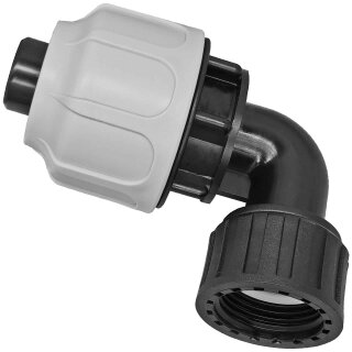 Klemmverbinder BDFast für Poolschlauch Winkel mit Innengewinde (IG) InnenØ 50mm 2" x IG 2"