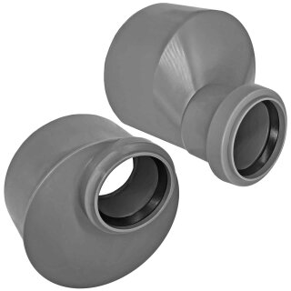 HT-Fittings für Abflußrohrsystem > Reduktion