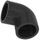 Klebefittings aus PVC-U > Winkel 90° Grad für 50mm Rohr Außendurchmesser i-i 2 Muffen Anschlüsse zum Verkleben Druck PN16 Bar Verbinder Stück Bogen Kupplung