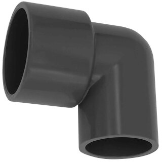 Klebefitting Kunststoff PVC, Reduzierwinkel 90 Grad