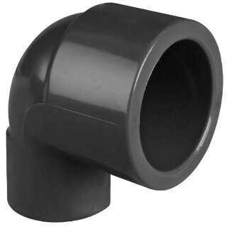 Klebe-Fittings aus Kunststoff (PVC) > Winkel 90 Grad reduzierend (i-i r.) Für Rohr-AußenØ 32mm auf 25mm