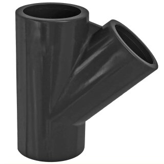 Klebe-Fittings aus Kunststoff (PVC) > T-Stück 45 Grad (i-i-i)