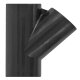 Klebefittings aus PVC-U > T Stück 45° Grad Abzweig für 50mm Rohr Außendurchmesser i-i-i 3 Muffen zum Verkleben Druck PN16 Bar Verteiler Kupplung Anschluss Verbinder