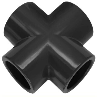 Klebe-Fittings aus Kunststoff (PVC) > Kreuz-Stück (i-i-i-i)