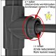 Klebe-Fittings aus Kunststoff (PVC) > Reduzierstück (a-i r.) StutzenØ 40mm auf Muffe 25mm