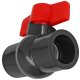 Klebe-Fittings aus Kunststoff (PVC) > Kugelhahn (i-i) Für Rohr-Außendurchmesser 32mm