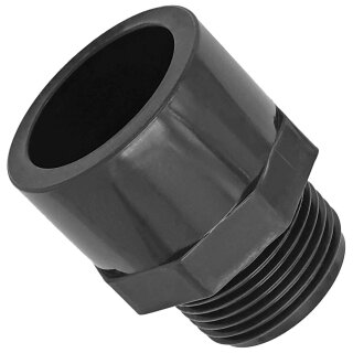 PVC-U Klebe-Fittings > 40mm PVC Fittings Übergang auf Rohr-Außengewinde Für RohrØ 40mm x AG 1 1/4 Zoll