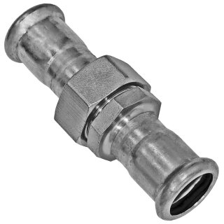 Press-Fitting mit M-Kontur für Edelstahlrohr > 18mm Press-Fittings für Edelstahlrohr Verschraubung i-i Für Rohr-Außendurchmesser 18mm