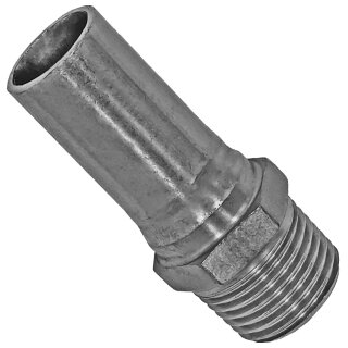 Press-Fitting mit M-Kontur für Edelstahlrohr > 22mm Press-Fittings für Edelstahlrohr Einsteckende + Außengew. a-AG 22mm RohrØ x 3/4" Gewinde