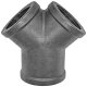 1 Zoll Gewinde-Fittings aus Edelstahl Y-Stück...