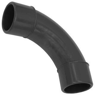 Klebefittings aus PVC-U > Bogen 90° Grad für 40mm Rohr Außendurchmesser i-i 2 Muffen Anschlüsse zum Verkleben Druck PN16 Bar Verbinder Stück Winkel Kupplung