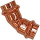 Pressfittings für Kupferrohr > Winkel 45 Grad aus Kupfer 2426 (i-i) 12 mm