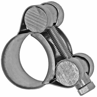 Gelenkbolzenschellen Edelstahl  38-41mm 2 Stück