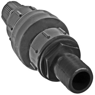 Schlauchverbinder aus Kunststoff > Fußventil Set mit Filterkorb und Schlauchtülle 32mm Tülle Ø