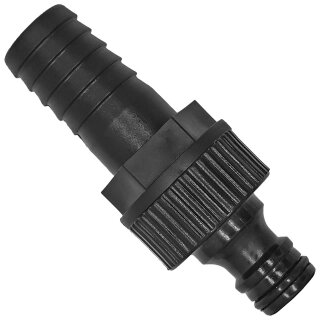 Gewinde-Fittings aus Kunststoff > Schlauchtülle mit Stecker für Gardena (Tülle-Stecker) 12mm Ø Schlauchtülle mit Stecker