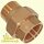 Gewinde-Fitting aus Messing > Verschraubung flach dichtend mit Innengewinde und Außengewinde (IG-AG) 3/4 Zoll Rohrgewinde