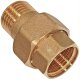 Gewinde-Fitting aus Messing > Verschraubung flach...