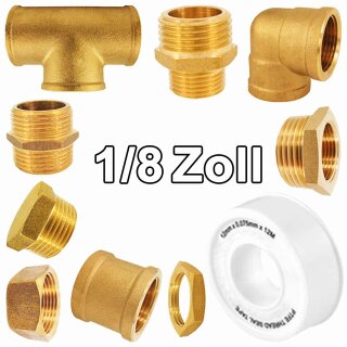 1/8 Zoll Gewinde-Fittings aus Messing