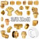 3/8 Zoll Gewinde-Fittings aus Messing