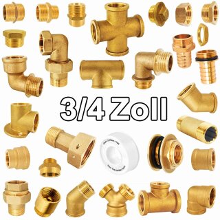 3/4 Zoll Gewinde-Fittings aus Messing