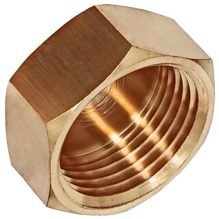 1 Zoll Gewinde-Fittings aus Messing Kappe IG 1 Zoll