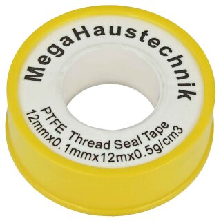 1 Zoll Gewinde-Fittings aus Messing Teflonband 10m 5 Rollen mit Rabatt